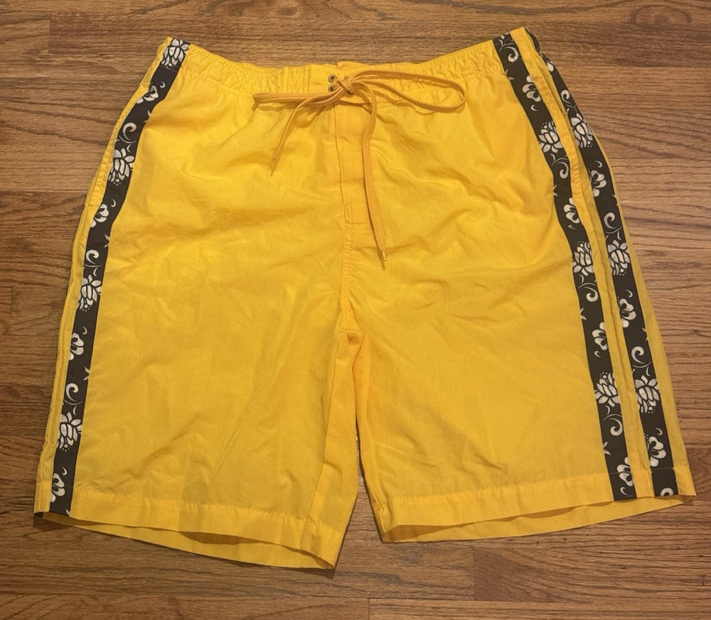 Harrison & Taylor Men's XL Swim Trunks Swim Suit Board Shorts 90's Vintage Lined